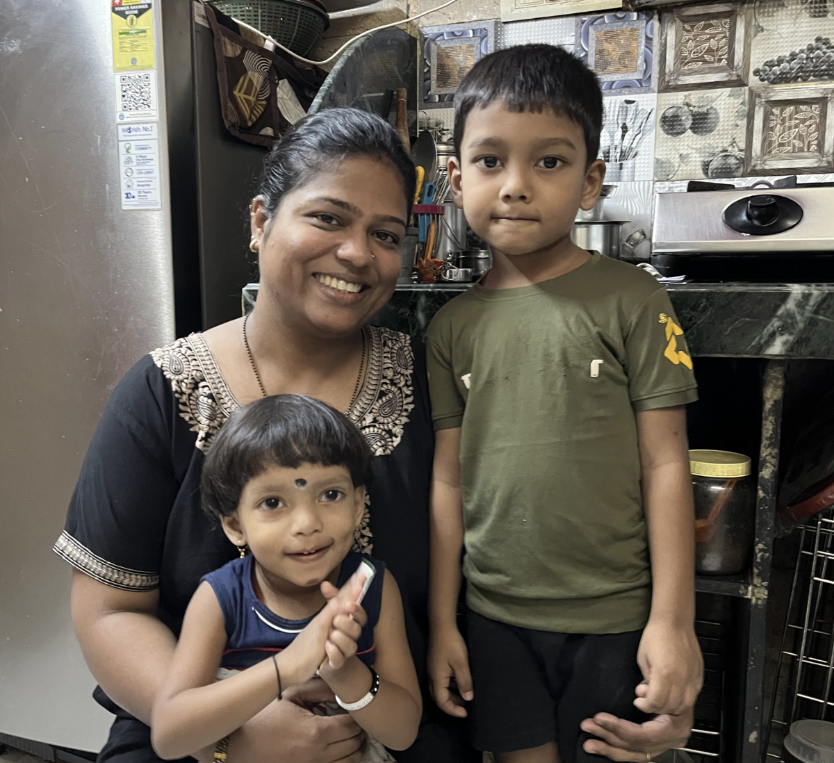 Swara and her family